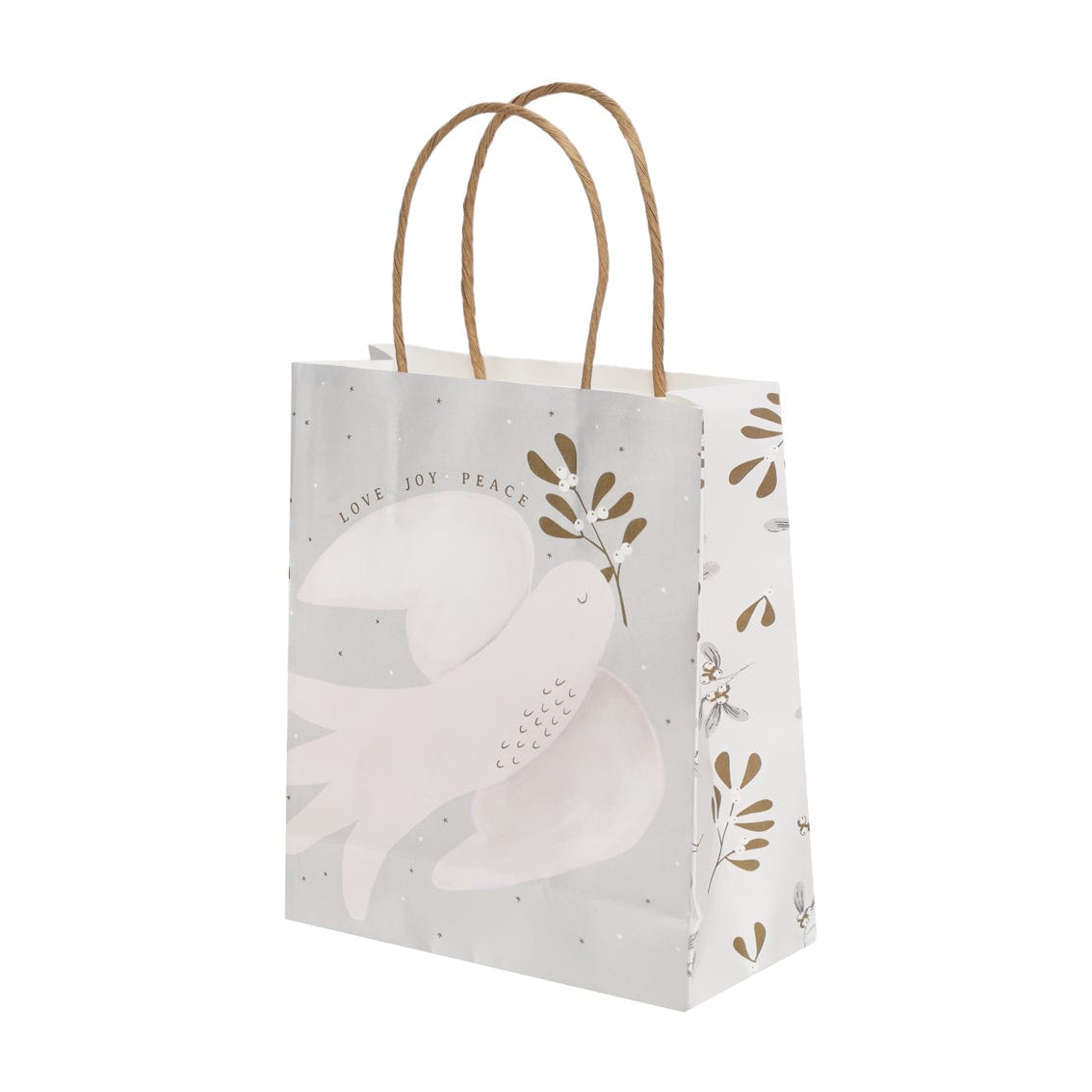 Talking Tables Mistletoe White Christmas Paper Gift Bag