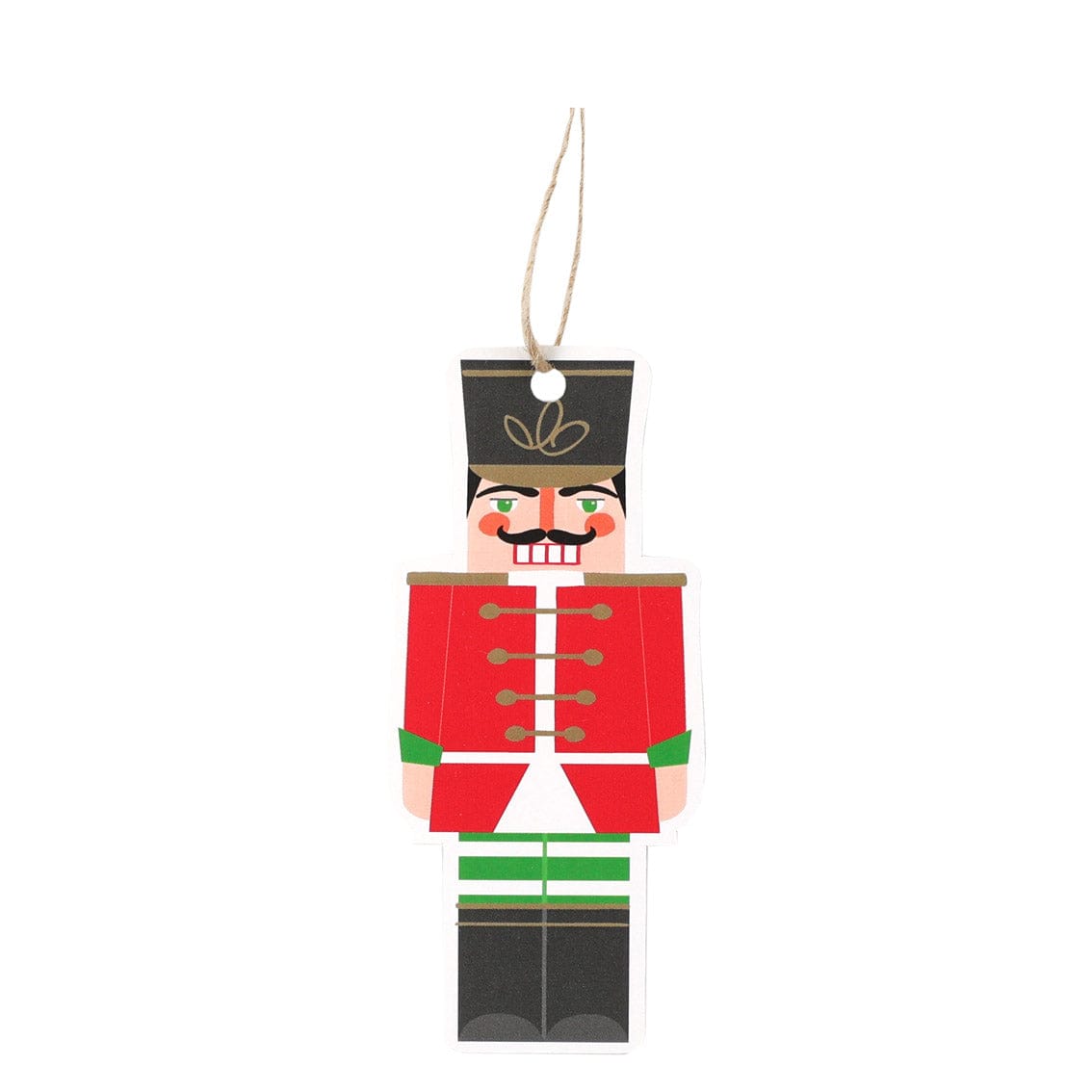 Talking Tables Nutcracker Red Christmas Gift Tags - 8 Pack