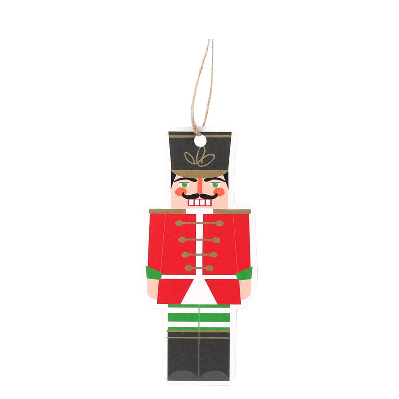 Talking Tables Nutcracker Red Christmas Gift Tags - 8 Pack