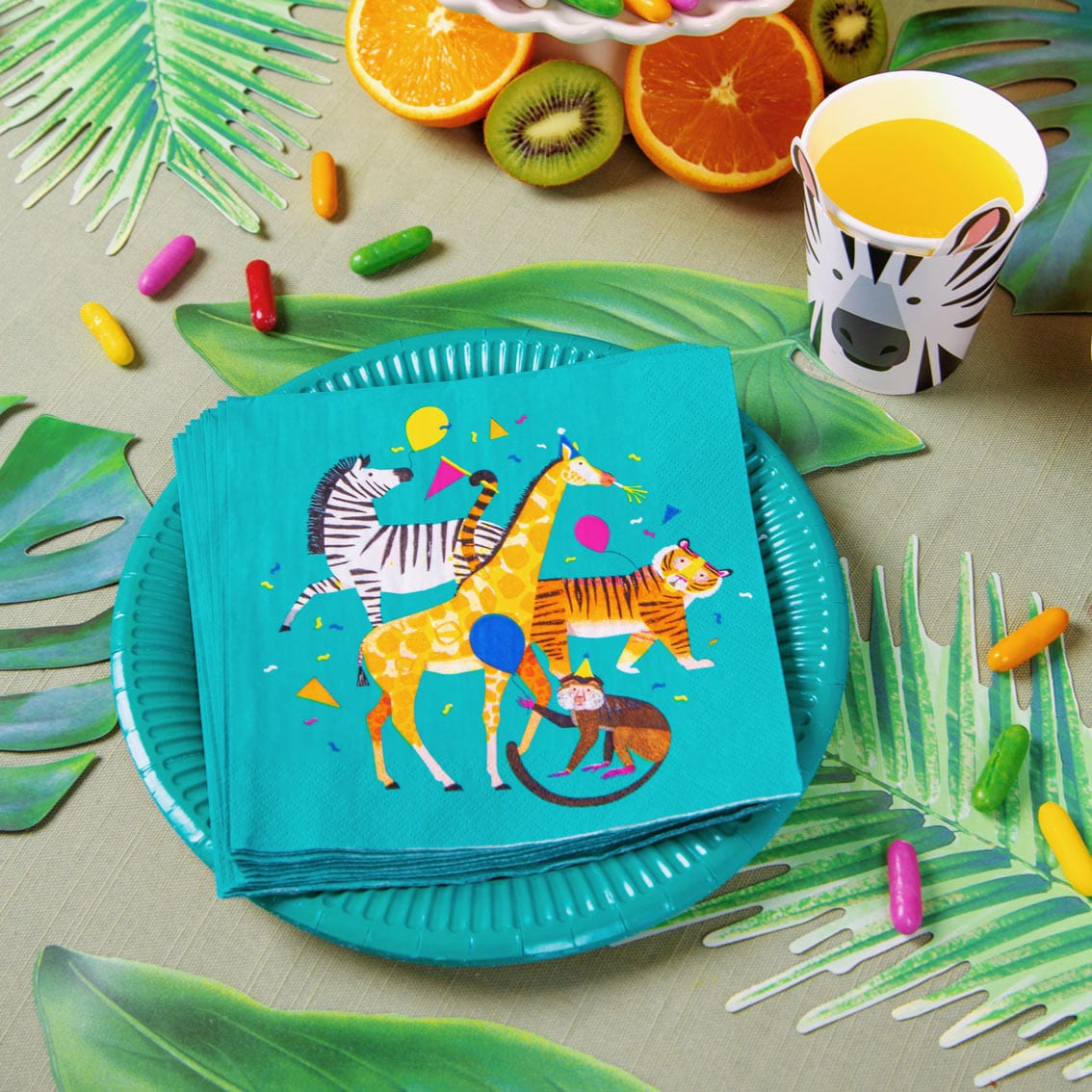 Talking Tables Party Animals Paper Napkins
