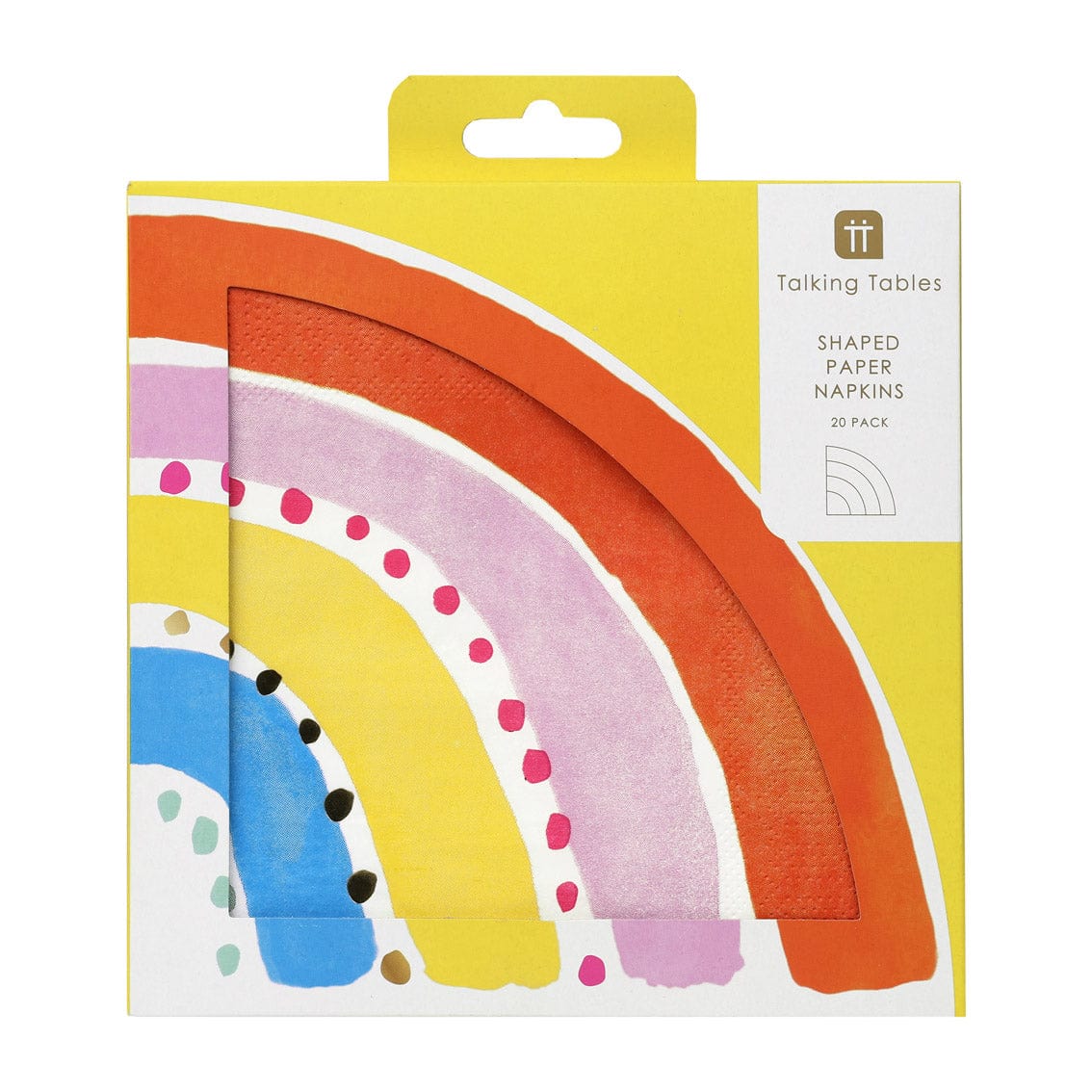 Talking Tables Rainbow Shaped Paper Napkins