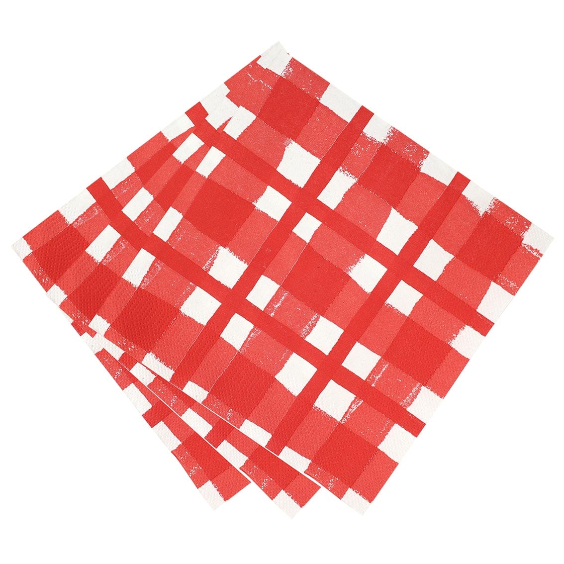 Talking Tables Red & White Check Napkins