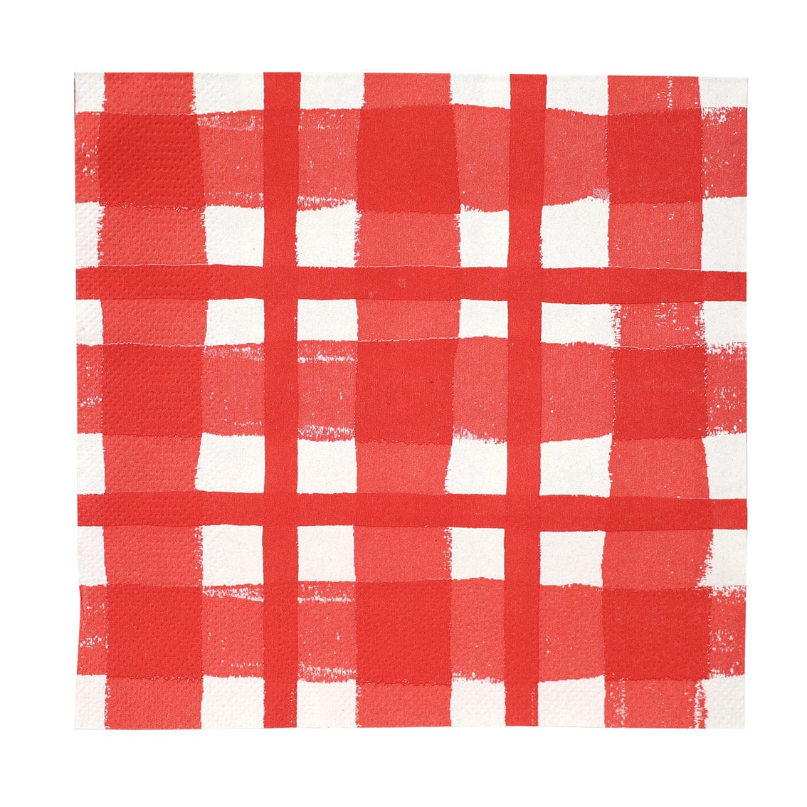Talking Tables Red & White Check Napkins