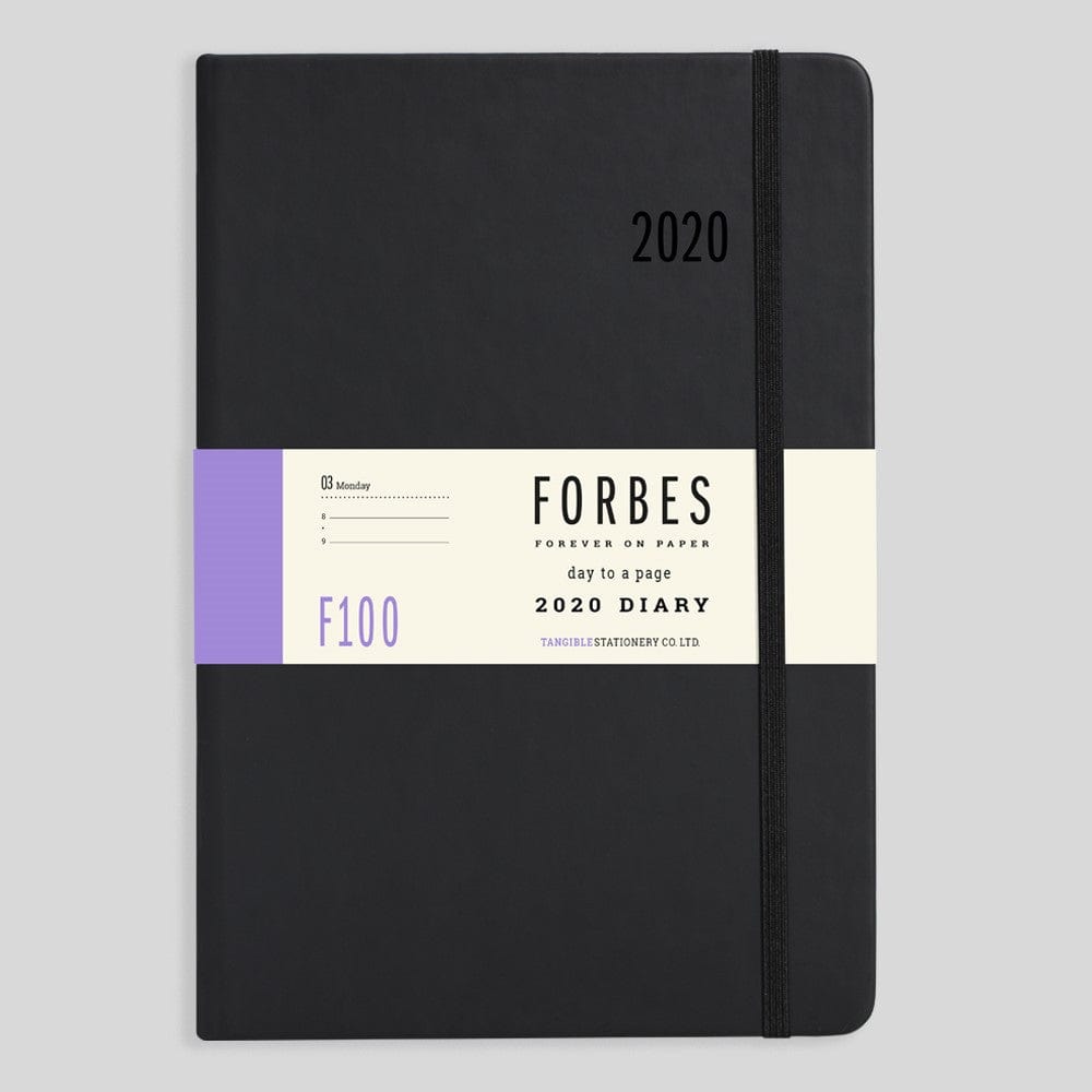 Tangible Stationery Black Day to a Page Diary