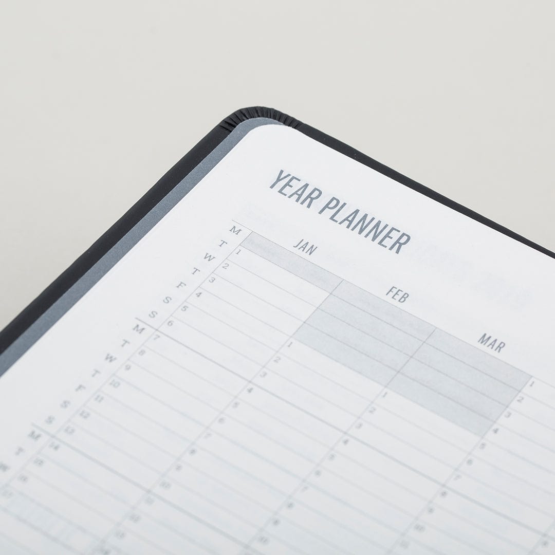 Tangible Stationery Black Day to a Page Diary