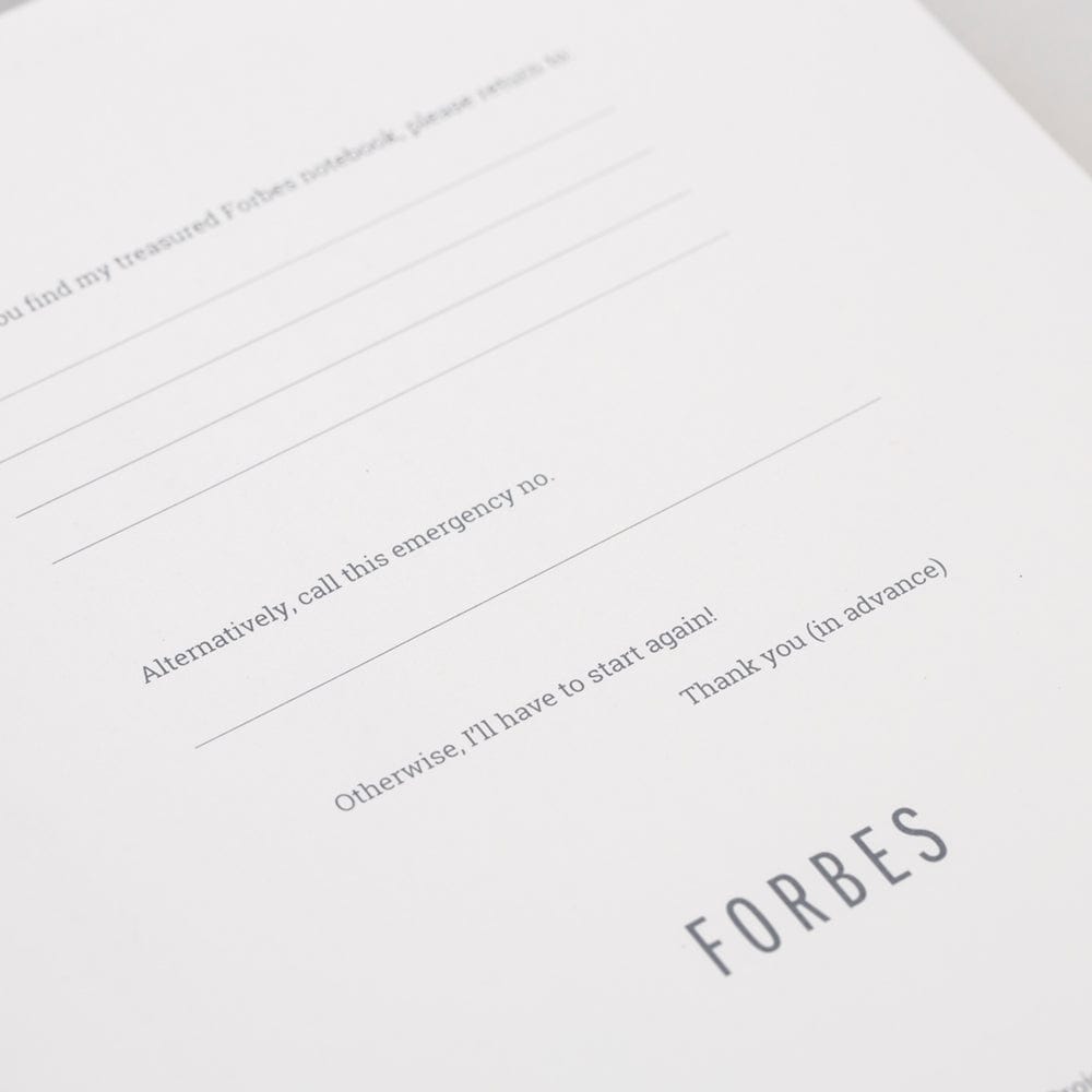 Tangible Stationery Forbes Dotted Notebook