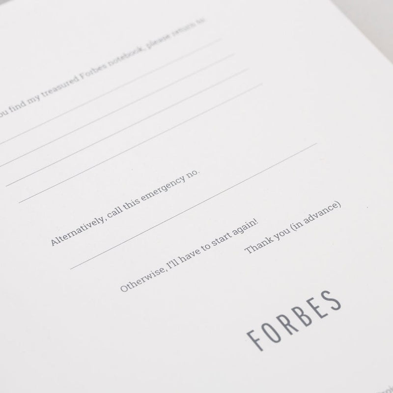 Tangible Stationery Forbes Dotted Notebook