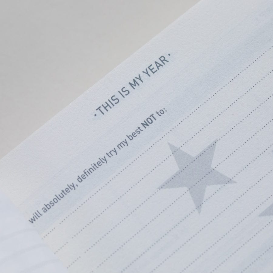 Tangible Stationery Gold Fern A6 Diary