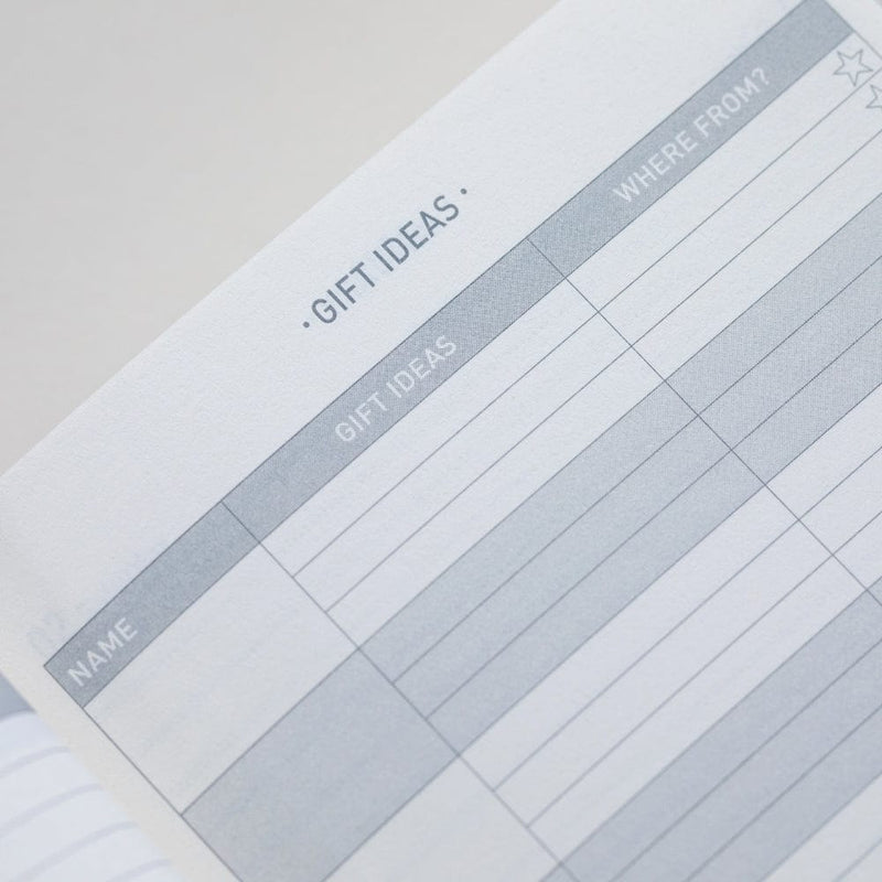 Tangible Stationery Gold Fern A6 Diary