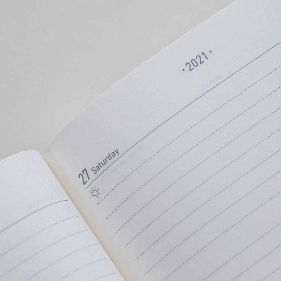 Tangible Stationery Gold Fern A6 Diary