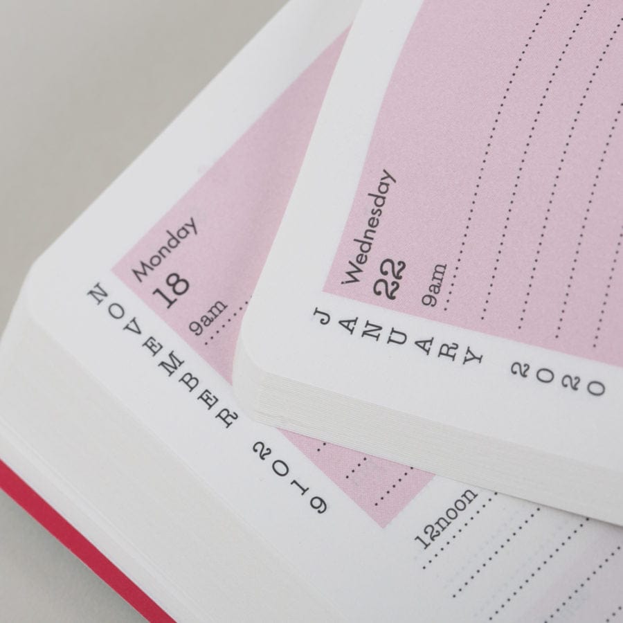 Tangible Stationery Grey Heart Day a Page Diary