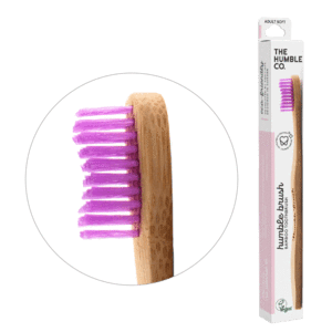 The Humble Co. pink Adult Soft Toothbrush