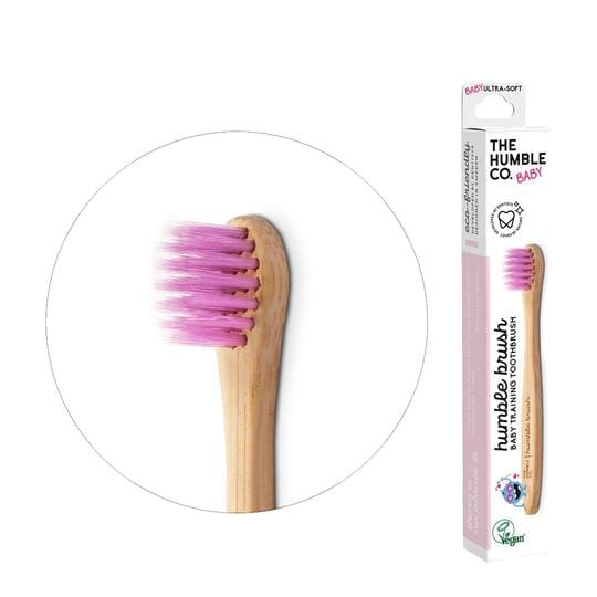 The Humble Co. pink Baby Toothbrush