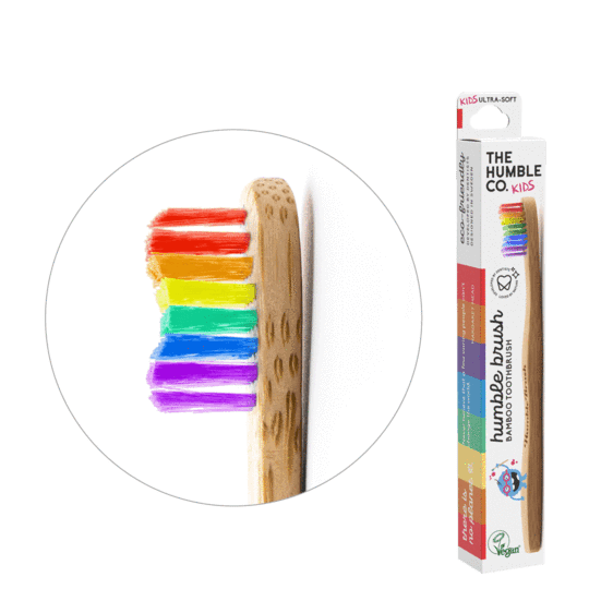 The Humble Co. rainbow proud Kids Toothbrush
