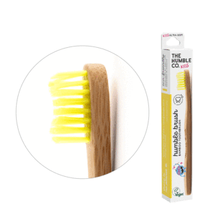 The Humble Co. yellow Kids Toothbrush