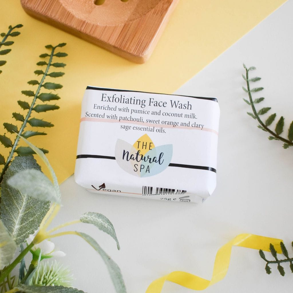 The Natural Spa Exfoliating Face Wash Bar