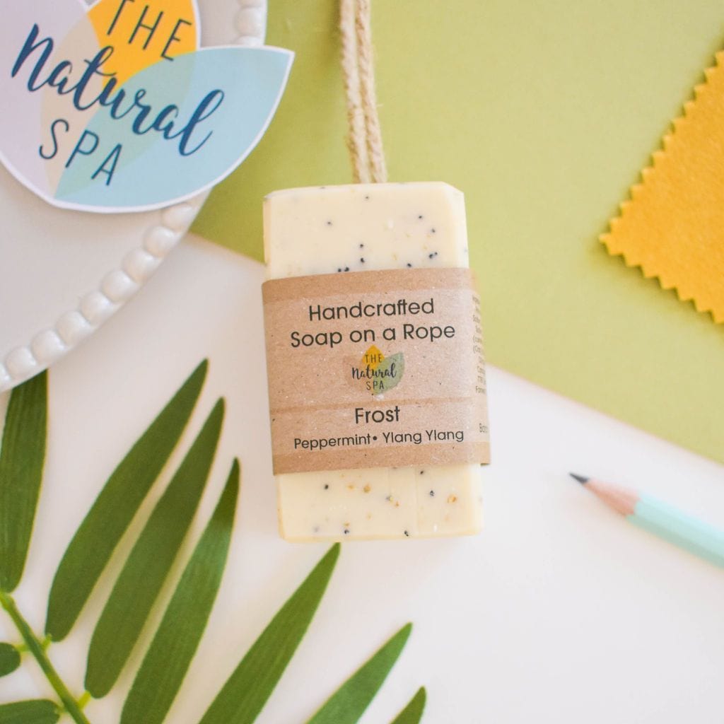 The Natural Spa Frost Soap on a Rope