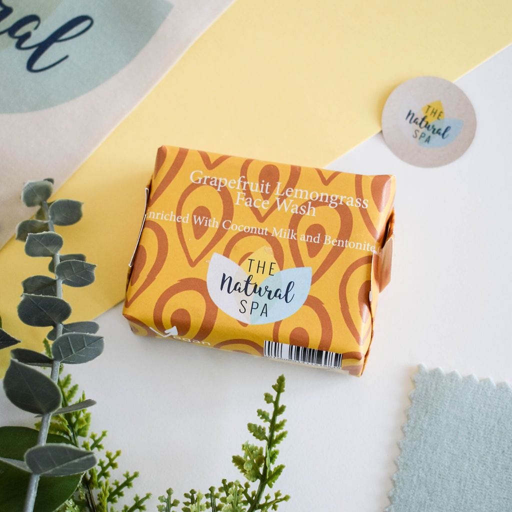 The Natural Spa Grapefruit Lemongrass Face Wash Bar