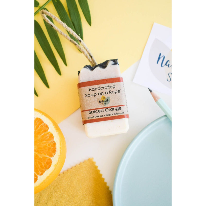 The Natural Spa Spiced Orange Soap on a Rope