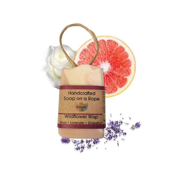 The Natural Spa Wildflower Wisp Soap On A Rope