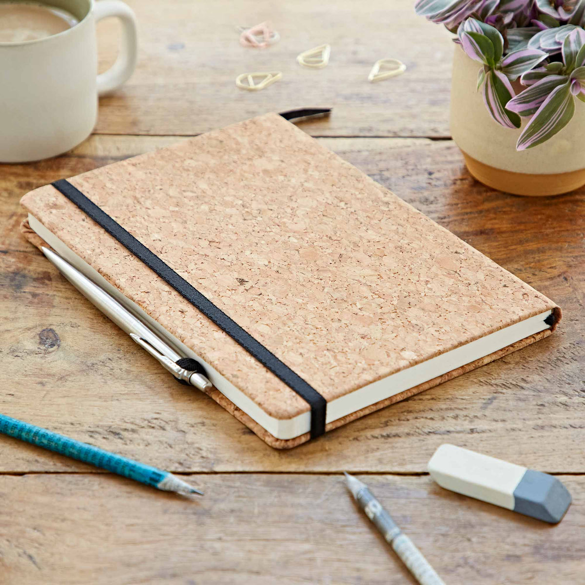 The Paper High Gift Company Limited Natural Cork A5 Notebook: Natural