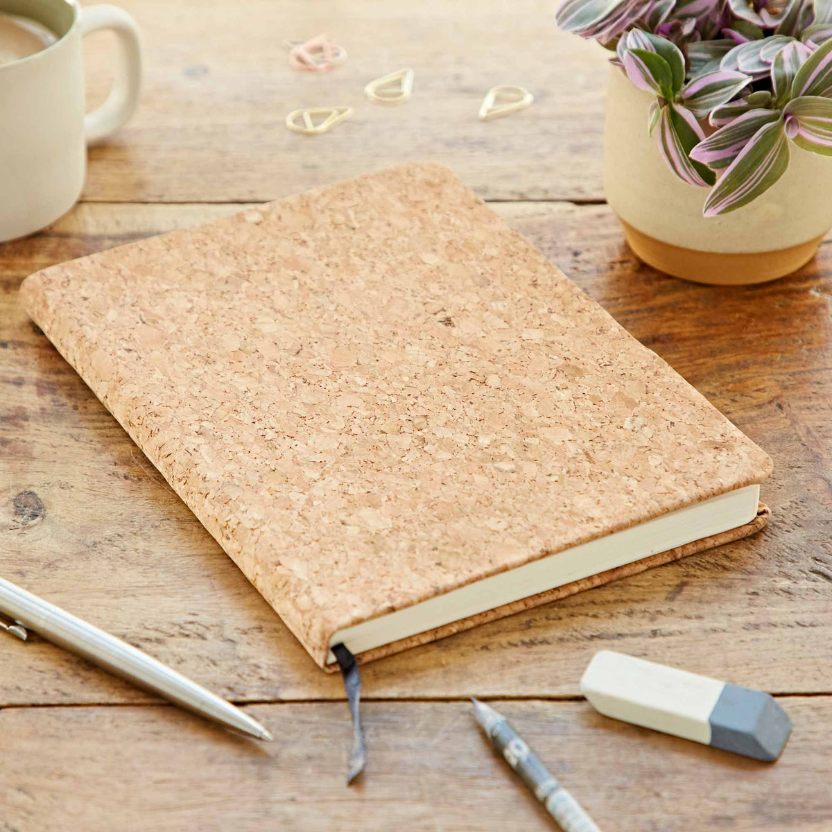 The Paper High Gift Company Limited Natural Cork A5 Notebook: Natural