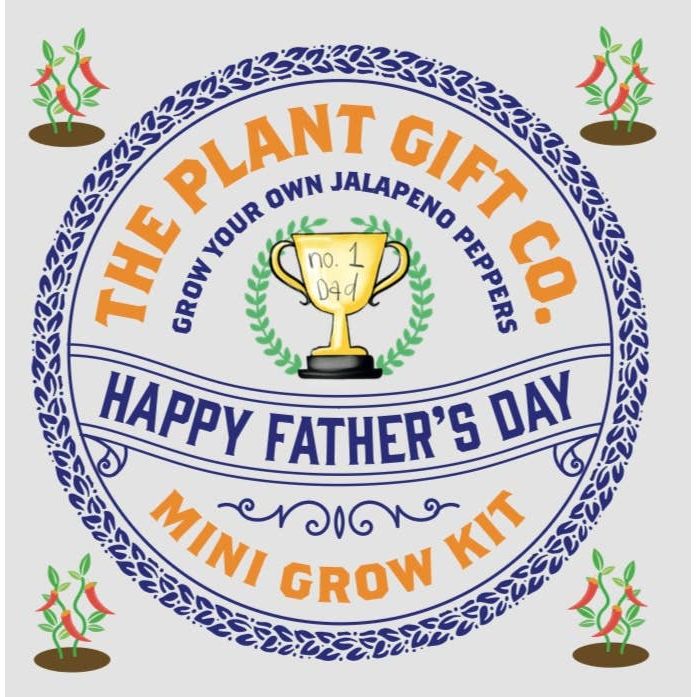 The Plant Gift Co. Happy Father's Day. Eco Mini Chilli Grow Kit