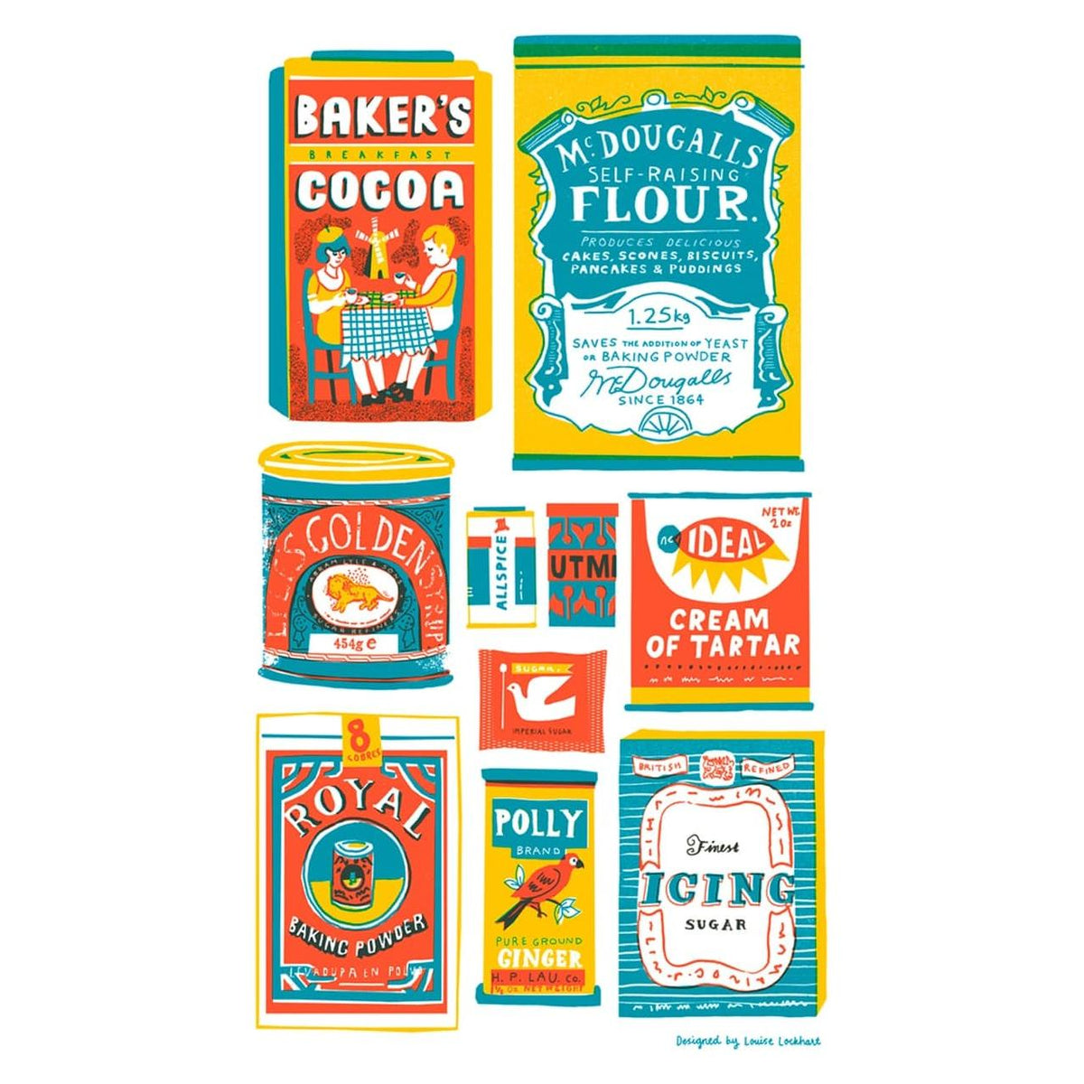 The Printed Peanut Baking Tea Towel