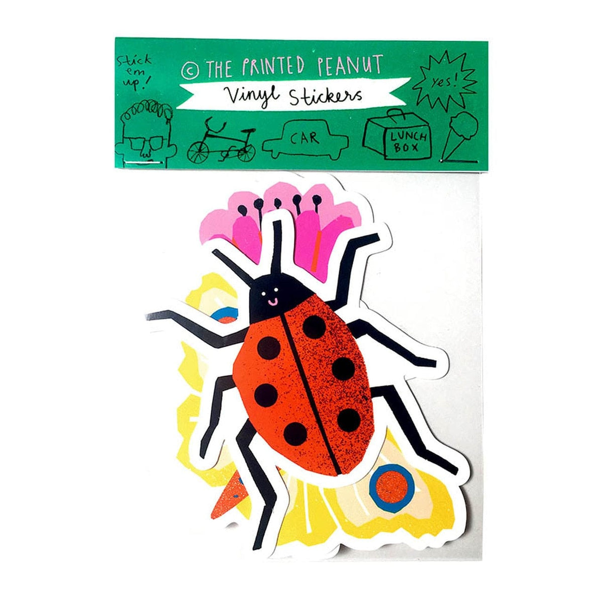 The Printed Peanut Bugs Vinyl Sticker Pack