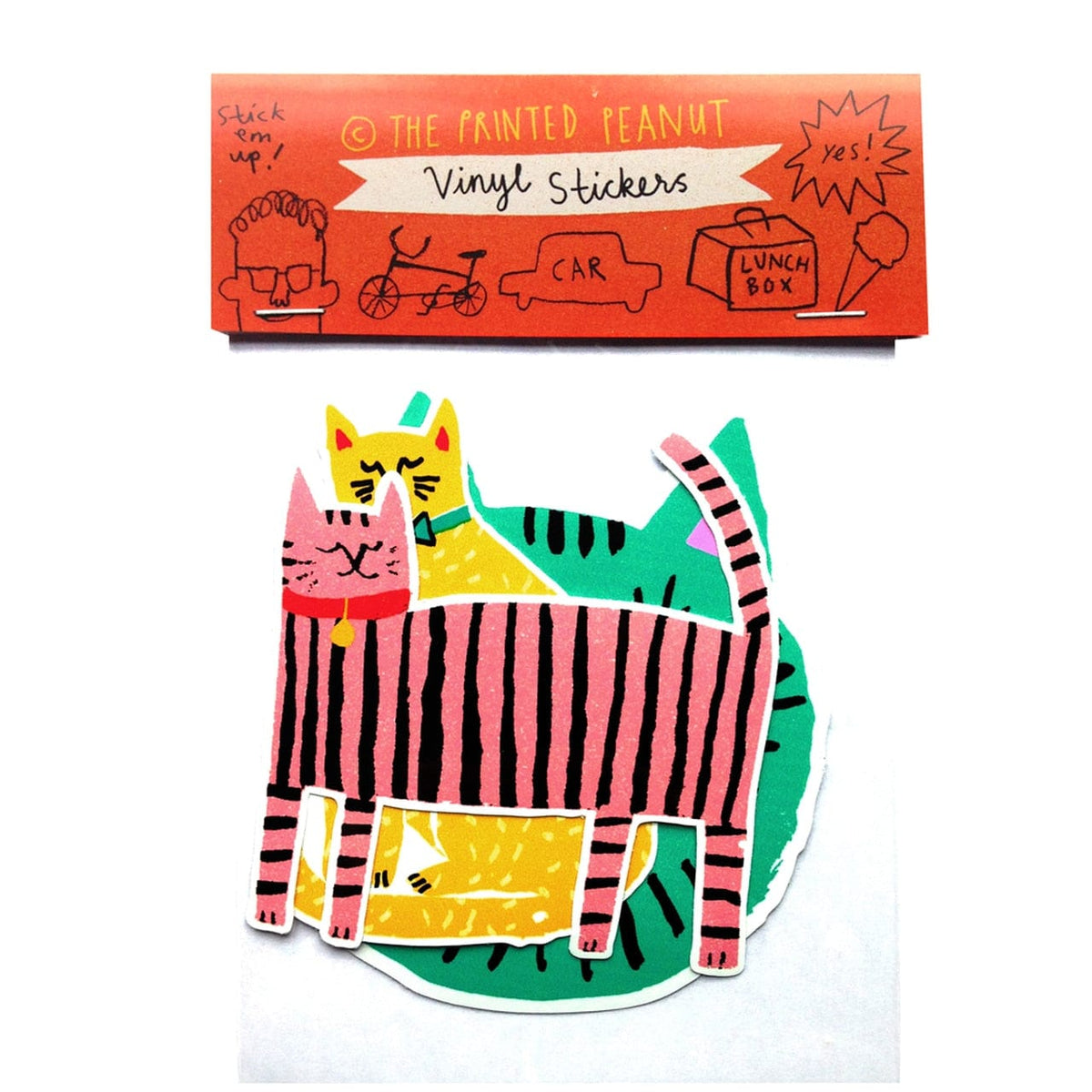 The Printed Peanut Cats Vinyl Sticker Pack