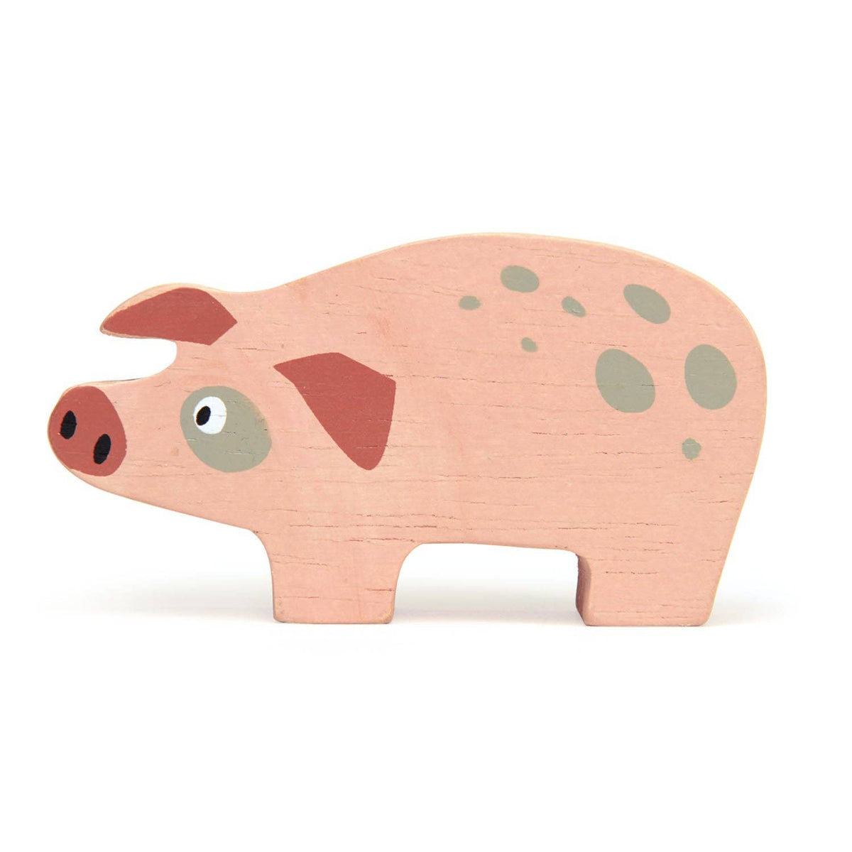 ThreadBear Design UK/EU Tender Leaf Toys Wooden Farmyard Pig - Kids Toy