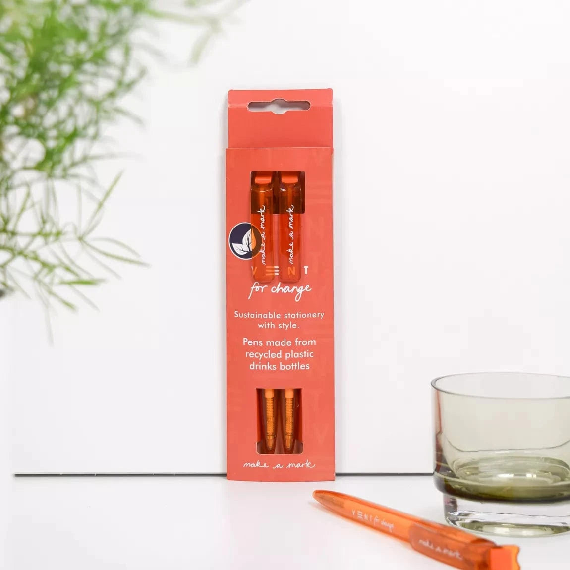 VENT for Change Orange Recycled Plastic Pen
