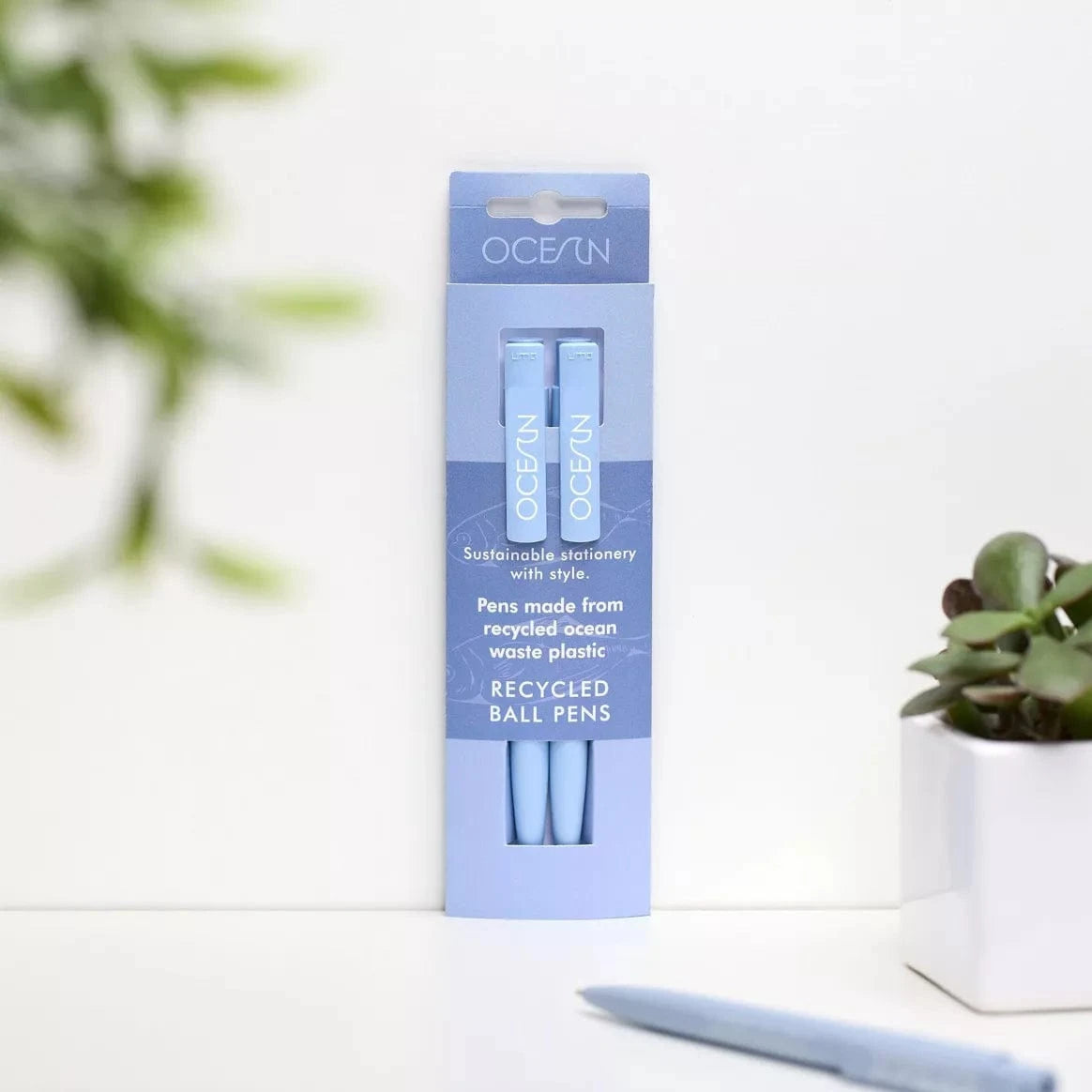 VENT for Change Sea Blue Pack of 2 recycled pens