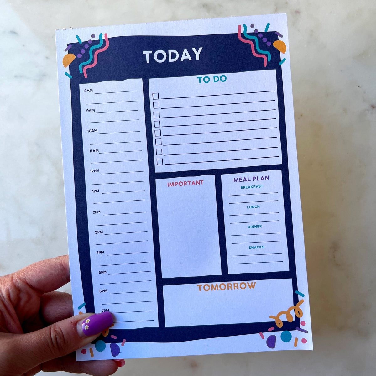 XOXO designs by Ruth A5 Colourful Today Planner