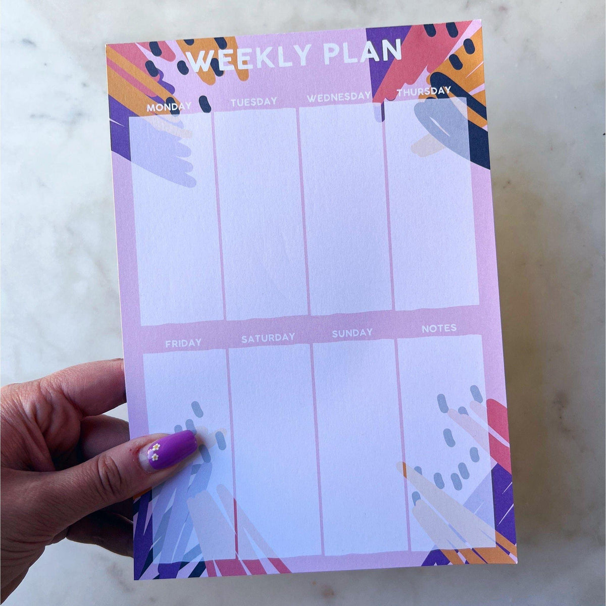 XOXO designs by Ruth A5 Colourful Undated Weekly Planner